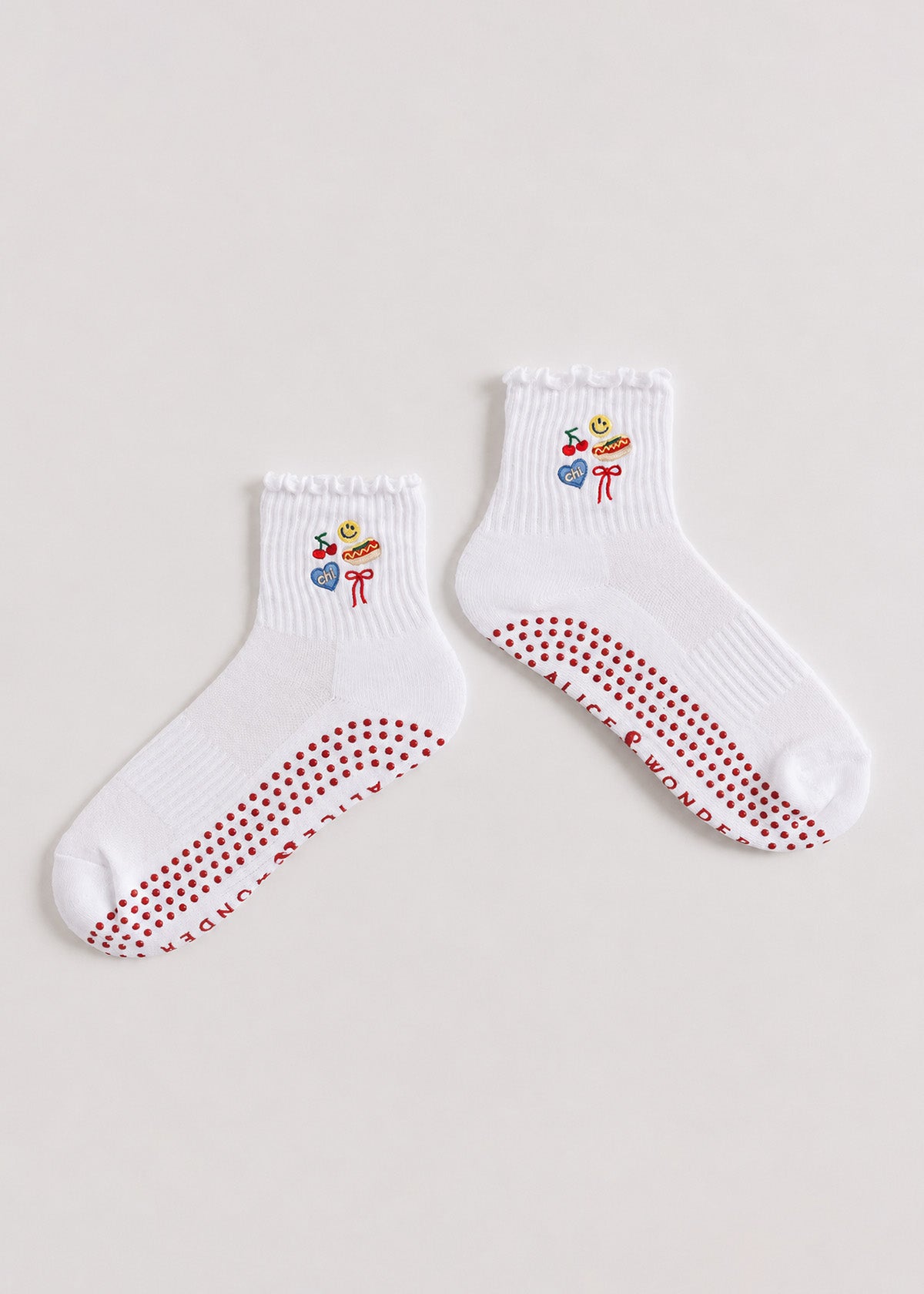 Chicago Icons Ruffle Pilates Sock