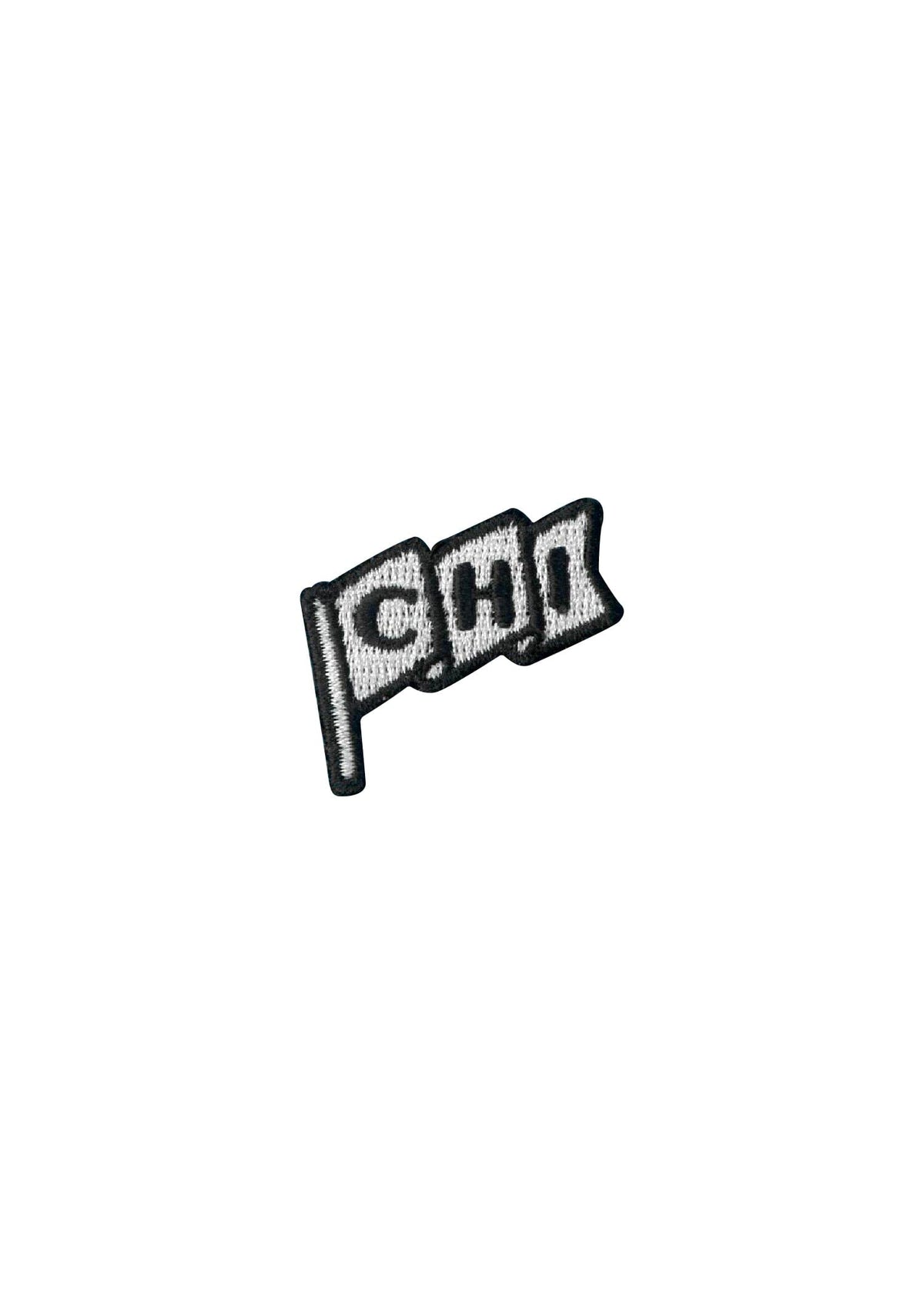 Chi Pennant Patch - Black & White