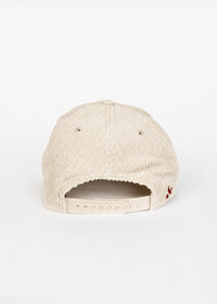 Chi Rope Wide Whale Cord Hat - Ivory
