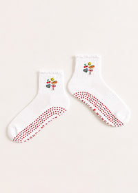 Chicago Icons Ruffle Pilates Sock