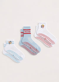Chicago Long Crew Pilates Sock