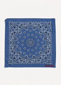 Chicago Stitch Embroidered Bandana - Chambray