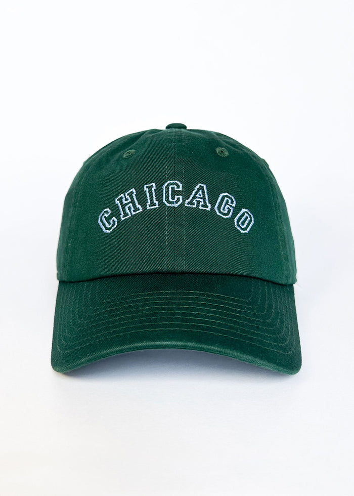 Chicago Arch Dad Hat - Green & Blue