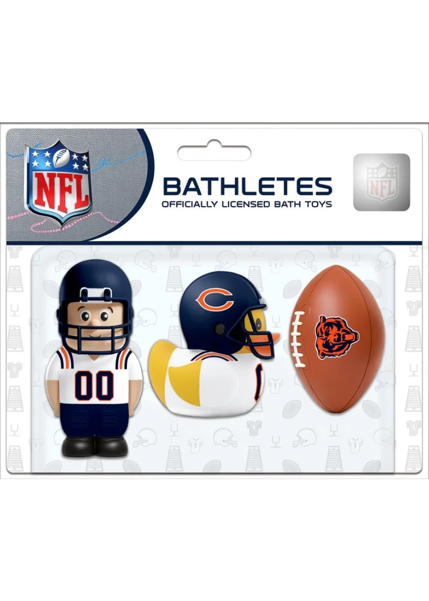 Chicago Bears Bathletes Bath Toys
