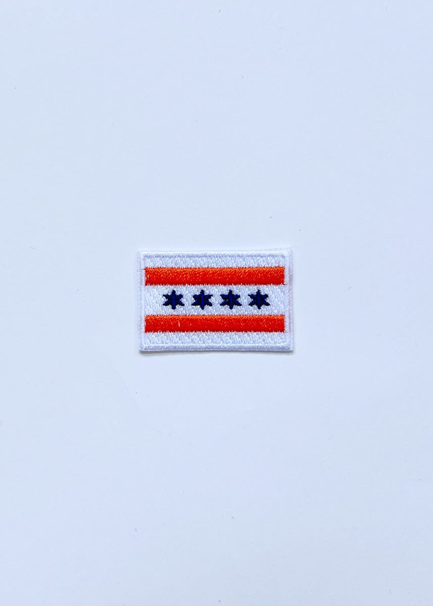 Chicago Flag Patch - Blue & Orange