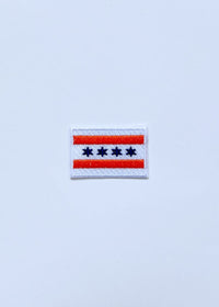 Chicago Flag Patch - Blue & Orange