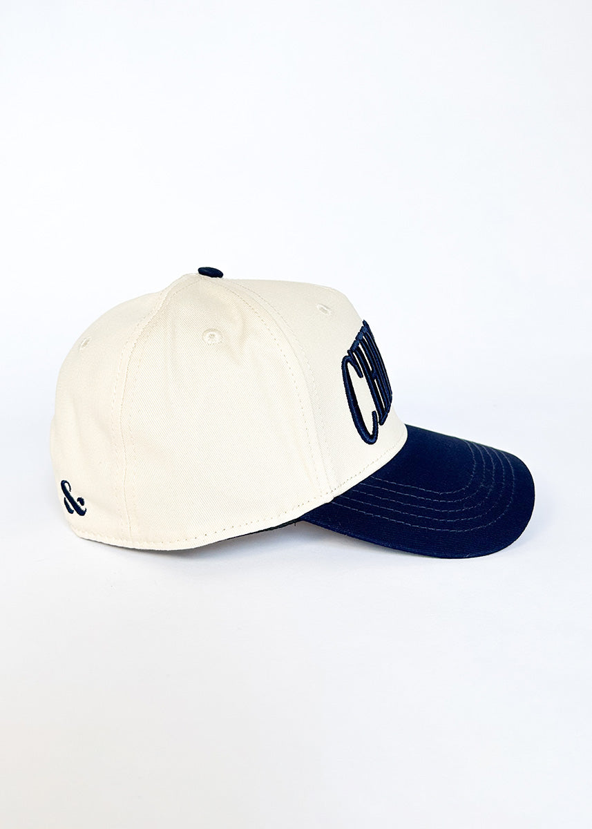Chicago Puff Baseball Cap - Navy
