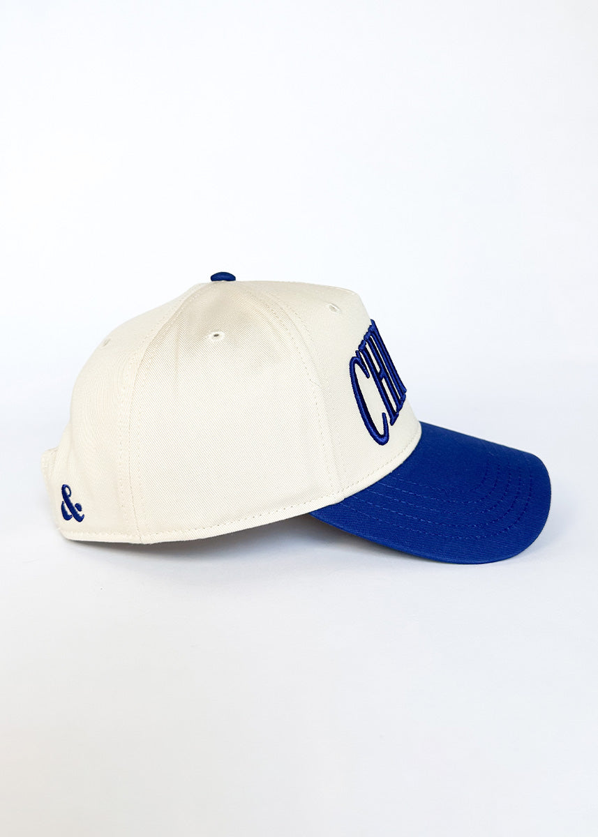 Chicago Puff Baseball Cap - Royal Blue