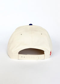 Chicago Puff Baseball Cap - Royal & Red