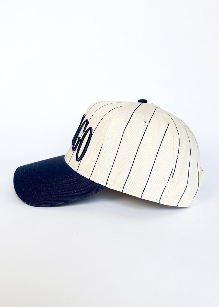 Chicago Puff Pinstripe Baseball Cap - Breaker Blue