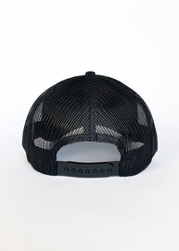 Chicago Script Trucker Hat - Black