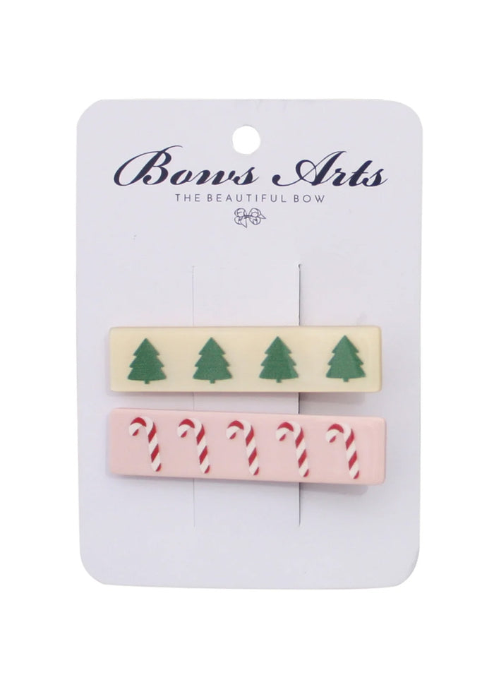Christmas Bar Clip Set - Trees & Candy Canes