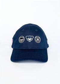 Toddler Chicago Cubs Bears Dad Hat - Navy