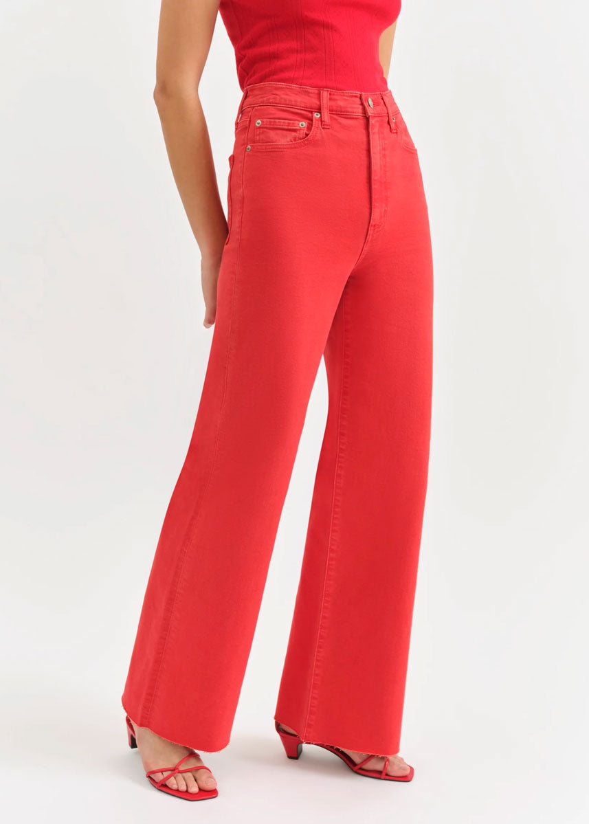 Far Out High-Rise Wide Leg - Cherry Avenue