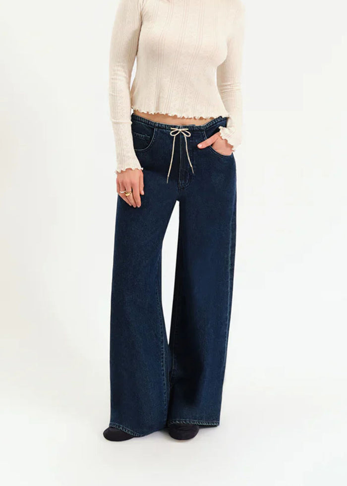 Madison Mid-Rise Wide Leg - Moonlight Rinse