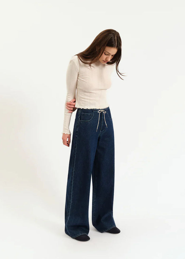 Madison Mid-Rise Wide Leg - Moonlight Rinse