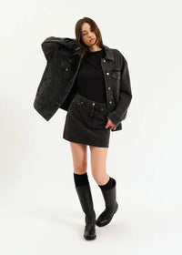 Stash High-Rise Mini Skirt - Starlit Night