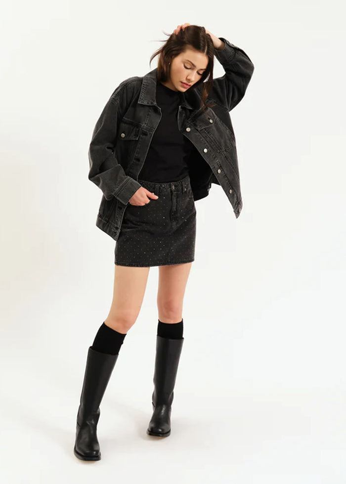 Stash High-Rise Mini Skirt - Starlit Night