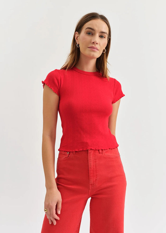 Lily Baby Tee - Cherry