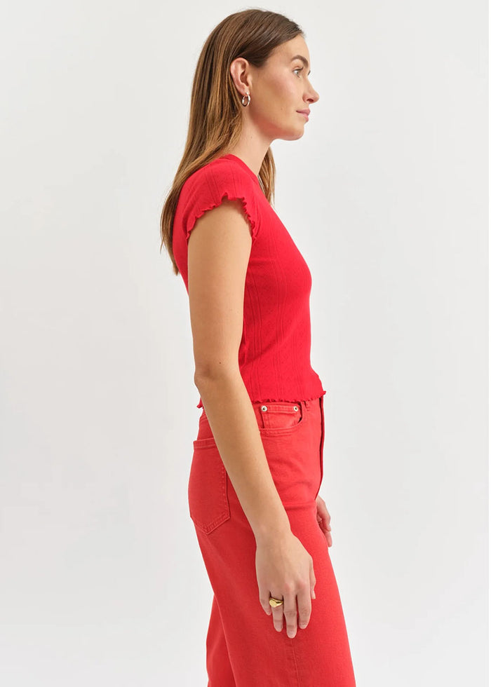 Lily Baby Tee - Cherry