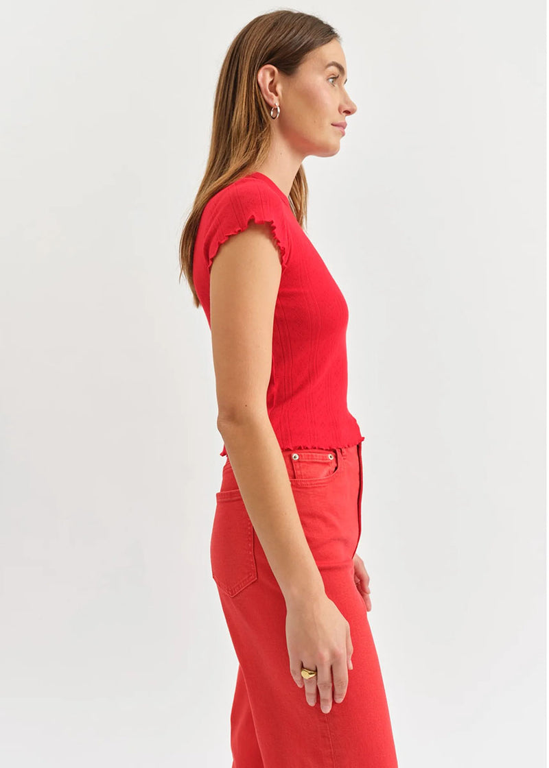 Lily Baby Tee - Cherry