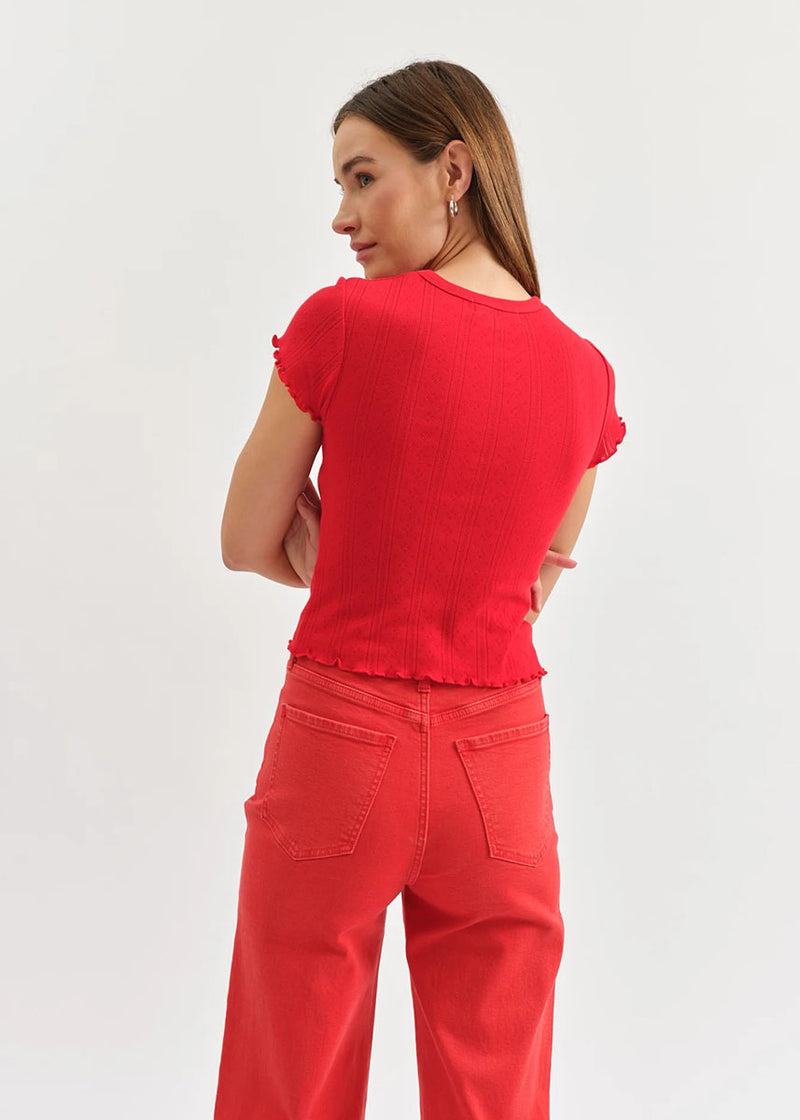 Lily Baby Tee - Cherry