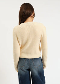 The Muse Embellished Cardigan - Ivory