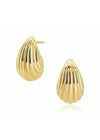 Dani Petite Teardrop Studs - Gold