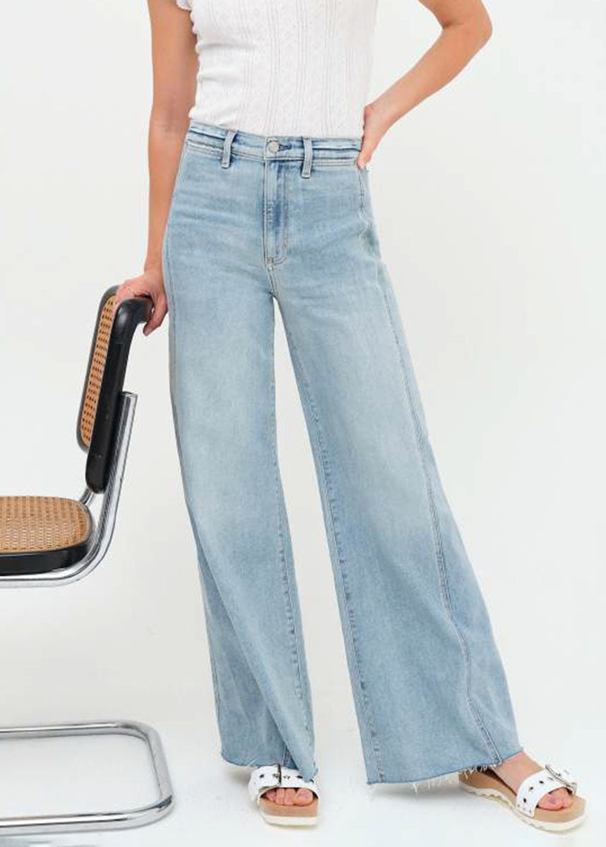 Far Out High-Rise Wide Leg - Hot Streak