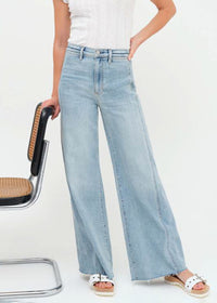 Far Out High-Rise Wide Leg - Hot Streak