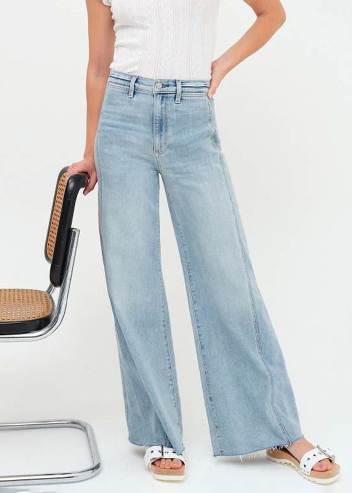 Far Out High-Rise Wide Leg - Hot Streak