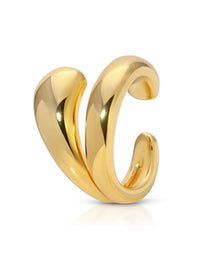 Dot Double Band Ear Cuff