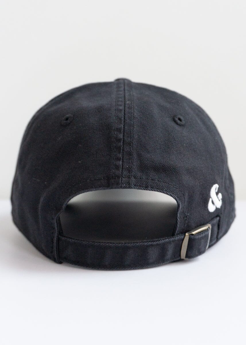 Chicago Blackhawks Block Letter Baseball Cap - Black