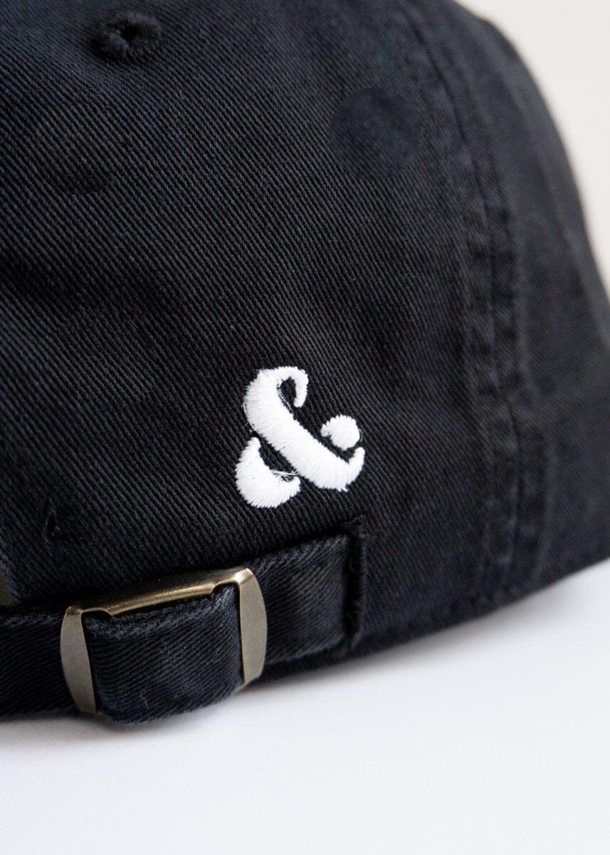 Chicago Blackhawks Block Letter Baseball Cap - Black