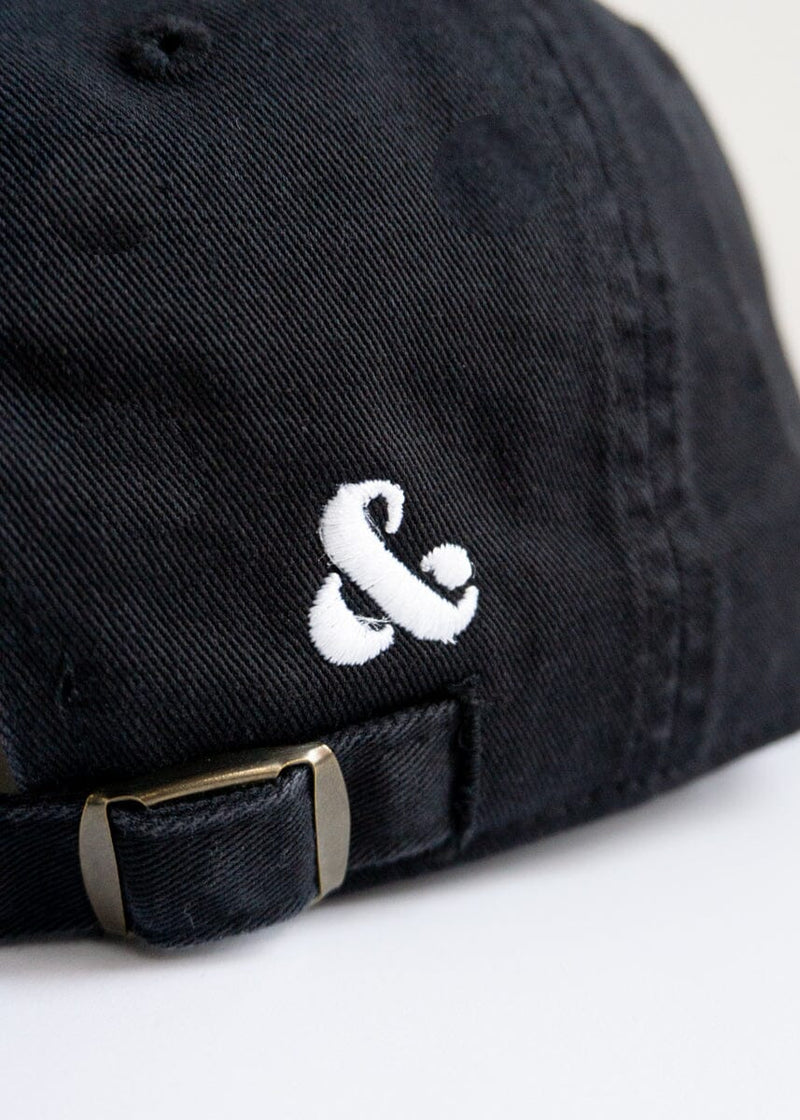 Chicago Blackhawks Block Letter Baseball Cap - Black