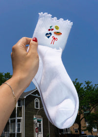 Chicago Icons Ruffle Sock