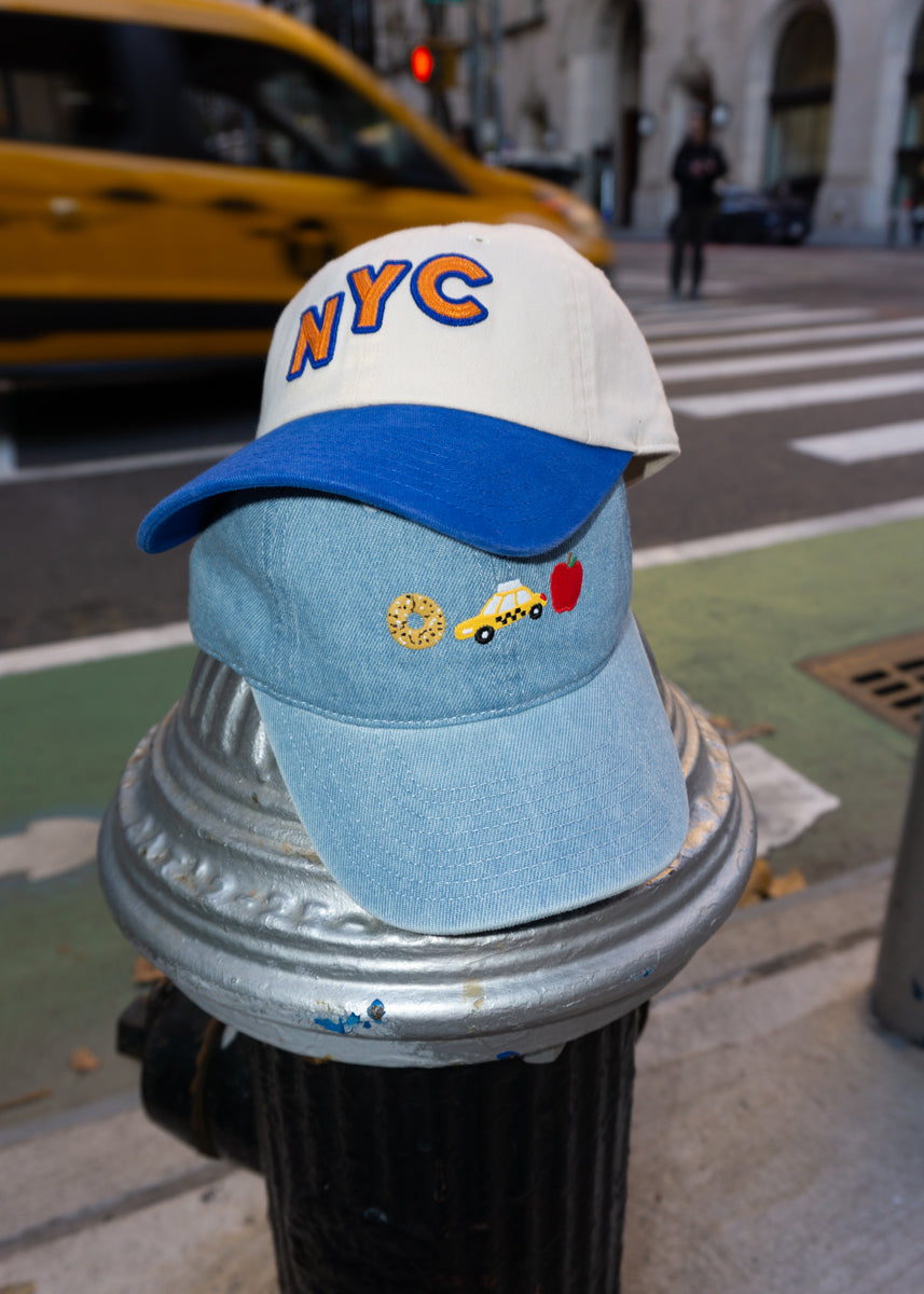 Toddler NYC Icons Dad Hat - Denim