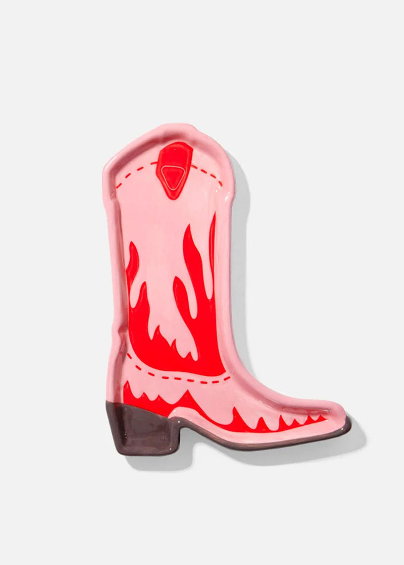 Pink Rodeo Boot Trinket Tray