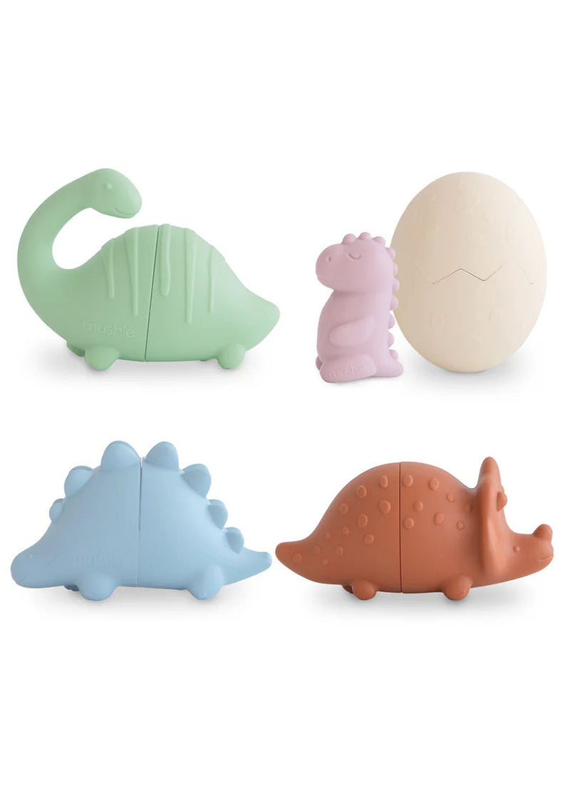 Dino Bath Play Set - 4 Pack