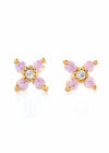 Kia Flower Studs - Gold