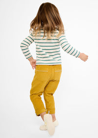 Edward Toddler Long Sleeve - Pine Stripe