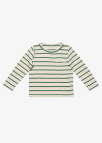 Edward Toddler Long Sleeve - Pine Stripe