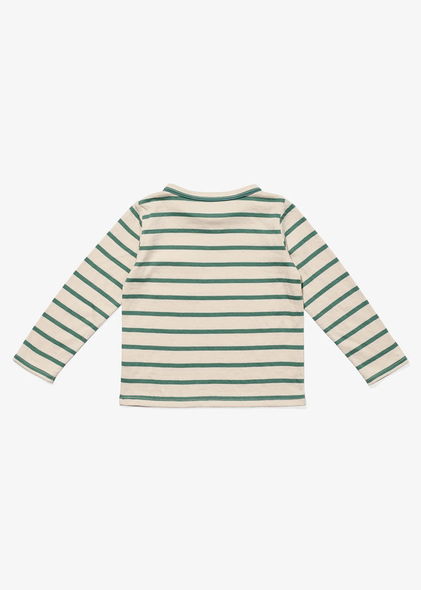 Edward Toddler Long Sleeve - Pine Stripe