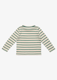Edward Toddler Long Sleeve - Pine Stripe