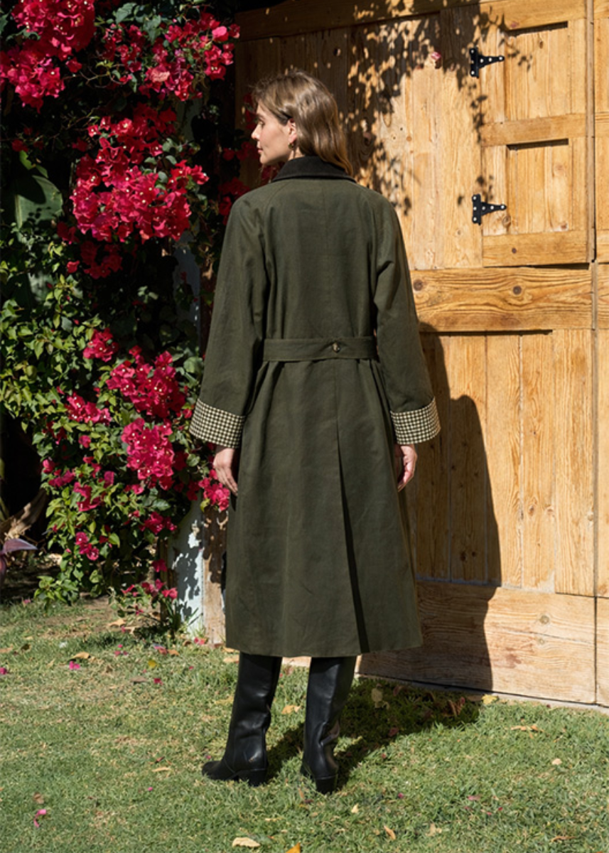 Emalee Trench Coat - Olive