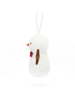 Festive Folly Snowman Ornament