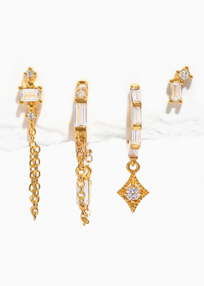 Golden Era Earring Set - Gold