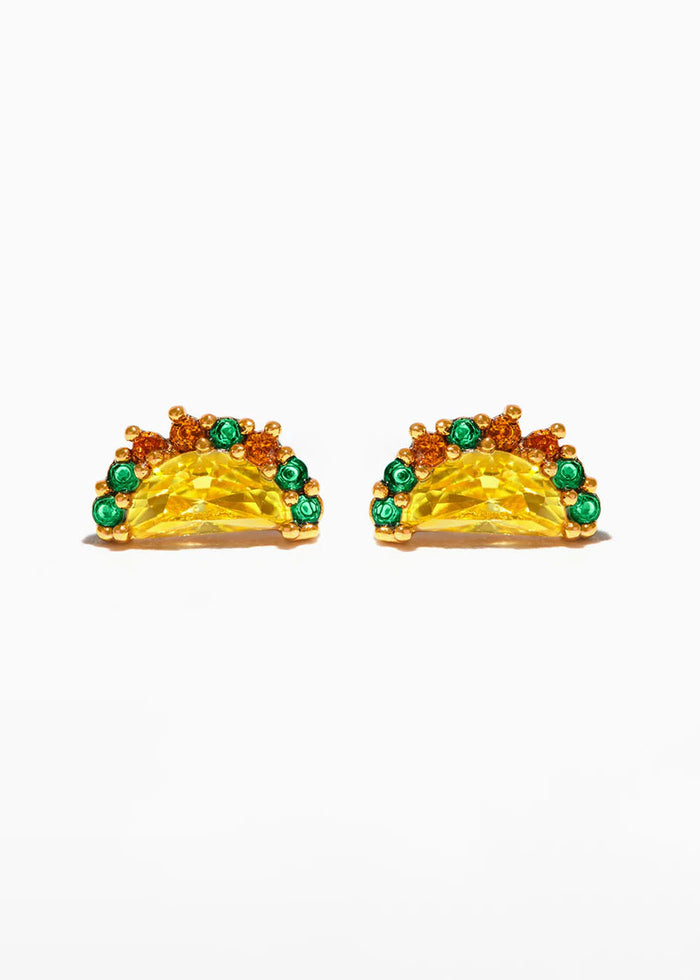 Taco Tuesday Studs - Gold