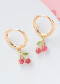 Cherry Sweet Hoops - Gold