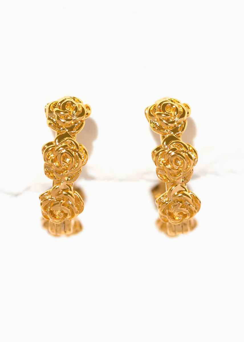 Dolce Vita Rose Hoops - Gold